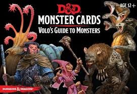 Monster Cards: Volo's guide to monsters